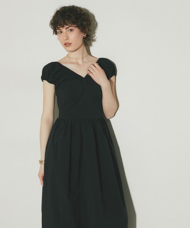 【ARVELLIA】RUCHED SLIMーRINE DRESS