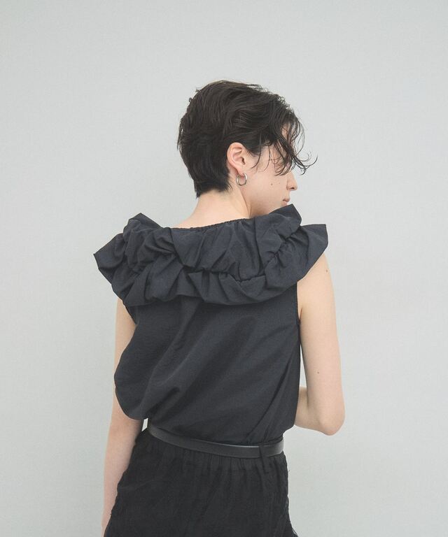 ARVELLIA】CLOUD RUFFLE BLOUSE