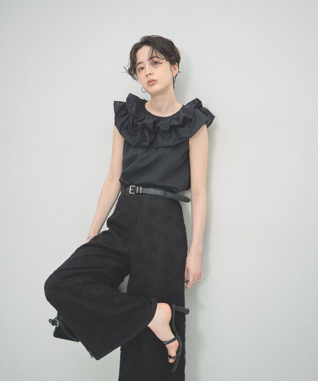 ARVELLIA】CLOUD RUFFLE BLOUSE