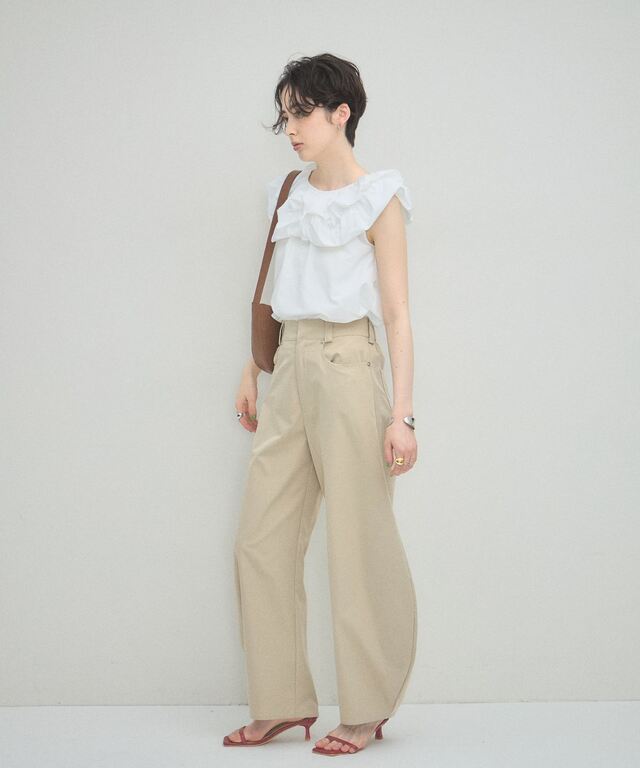 ARVELLIA】CLOUD RUFFLE BLOUSE