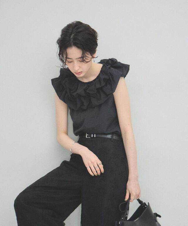 【ARVELLIA】CLOUD RUFFLE BLOUSE