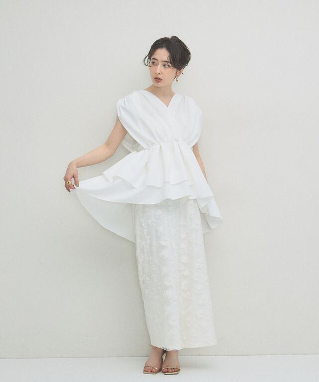 ARVELLIA】RISE SILHOUETTE BLOUSE