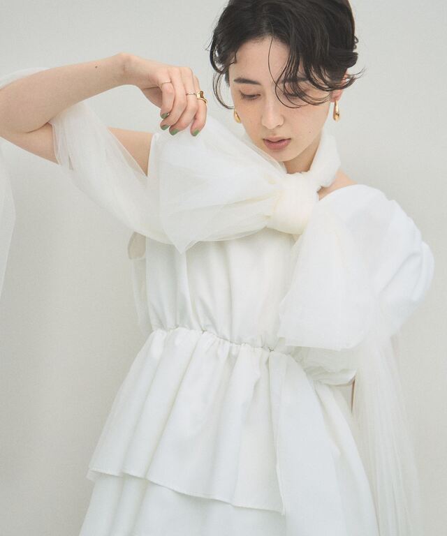 ARVELLIA】RISE SILHOUETTE BLOUSE