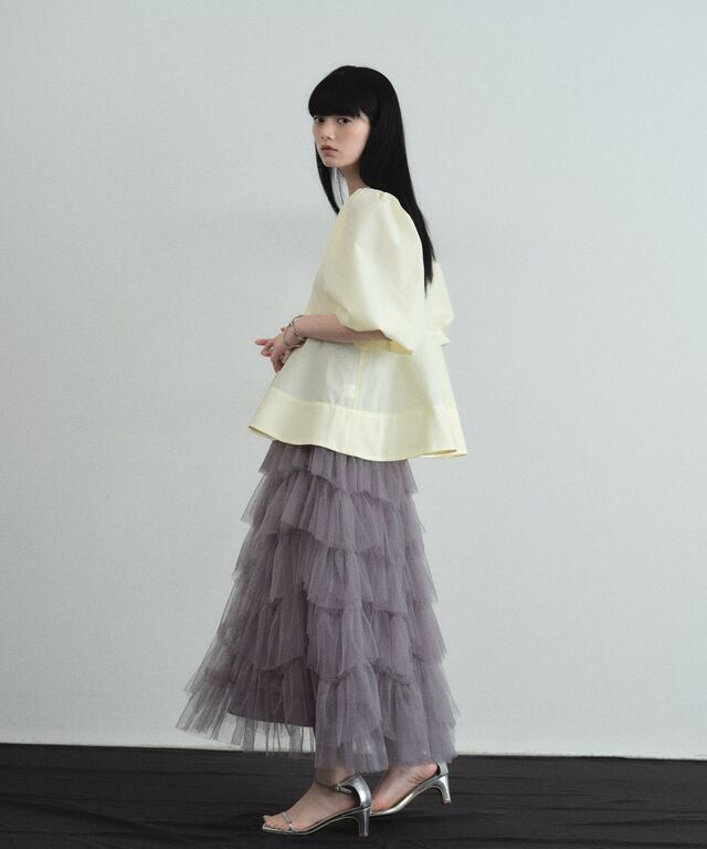 ARVELLIA】ARCHITECT SLEEVE BLOUSE