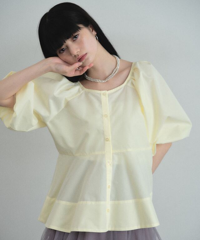 ARVELLIA】ARCHITECT SLEEVE BLOUSE