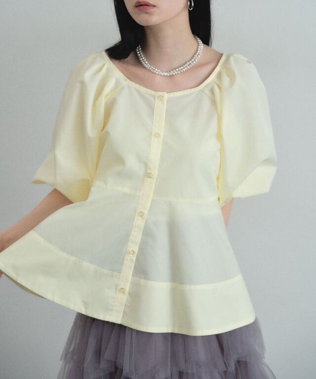 ARVELLIA】ARCHITECT SLEEVE BLOUSE