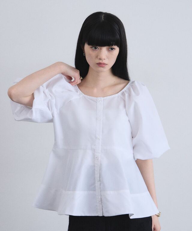 ARVELLIA】ARCHITECT SLEEVE BLOUSE