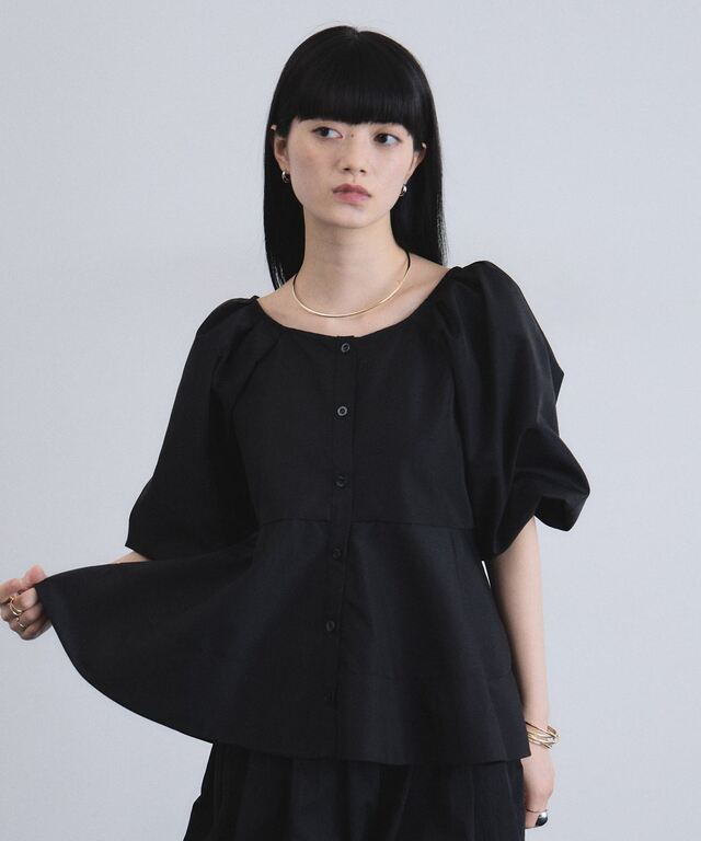SHIBATA 部品3点セット ARVELLIA】ARCHITECT SLEEVE BLOUSE
