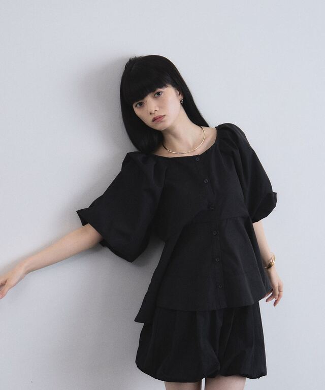ARVELLIA】ARCHITECT SLEEVE BLOUSE