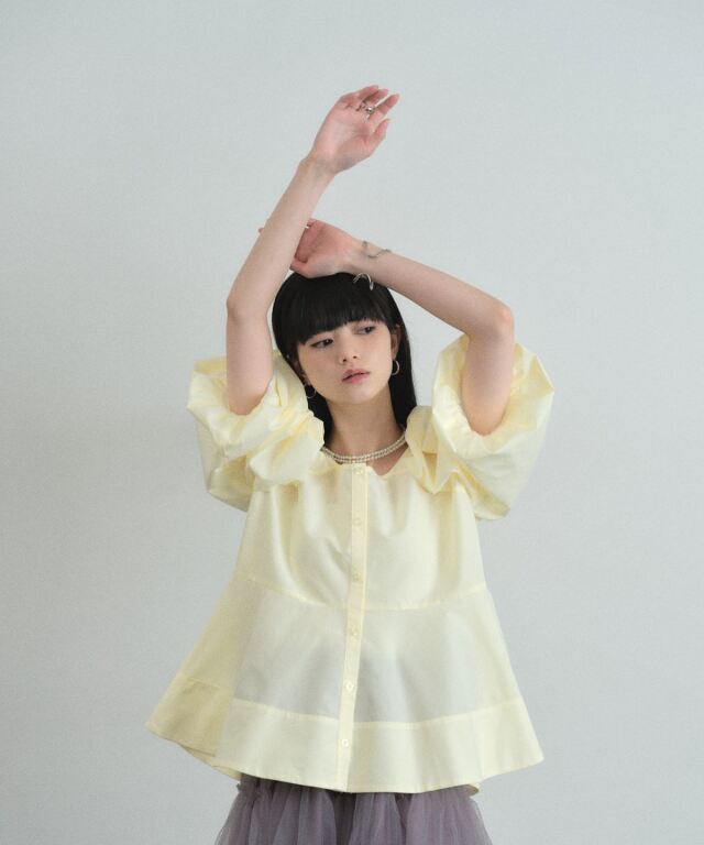 SHIBATA 部品3点セット ARVELLIA】ARCHITECT SLEEVE BLOUSE