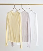 【SALE】シアーボトルネックトップス＊SALE品につき返品/交換/注文確定後の変更キャンセル不可＊