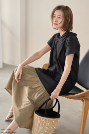 バイカラーワンピース