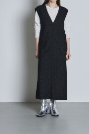 【SALE】12/7 HolidaySALE！ラメへリンボーンVネックジャンスカ＊SALE品につき返品/交換/注文確定後の変更キャンセル不可＊