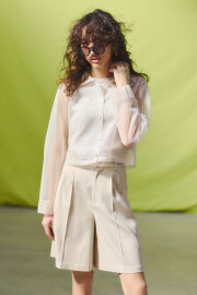 【9/6 SALE再値下げ！】タックハーフパンツ＊SALE品につき返品/交換/注文確定後の変更キャンセル不可＊