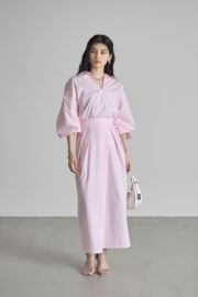 【9/6　SALE再値下げ！】スキッパーシャツセットアップ＊SALE品につき返品/交換/注文確定後の変更キャンセル不可＊