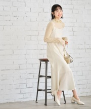バックレースアップキャミワンピース《EARLY SPRING COLLECTION》