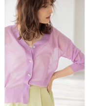 【Ayaさん着用】ラメシアーカーディガン