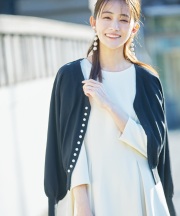 8月20日午前0:00再販！パールボタンVネックカーディガン