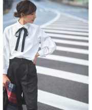 【3/15 SpringSALE】センタープレスバミューダパンツ＊SALE品につき返品/交換/注文確定後の変更キャンセル不可＊