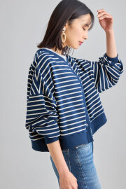 前後2WAYミニ裏毛カーディガン