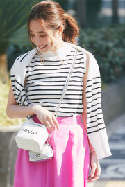 【冨張愛さん着用】UVコーティングカーディガン