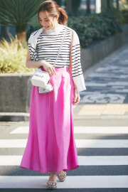 コットンライクフレアマーメイドスカート