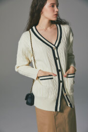 【SALE】チルデンニットカーディガン＊SALE品につき返品/交換/注文確定後の変更キャンセル不可＊