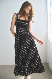 【美香さんコラボ】ヘムフリルシャーリングワンピース＊SALE品につき返品/交換/注文確定後の変更キャンセル不可＊