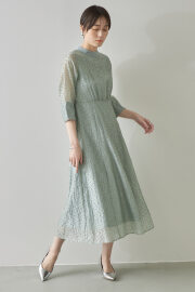 6月5日オフィシャルサイト限定再販！3Dドットシアーワンピース