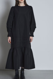 【SALE】タックヘムフレアワンピース＊SALE品につき返品/交換/注文確定後の変更キャンセル不可＊