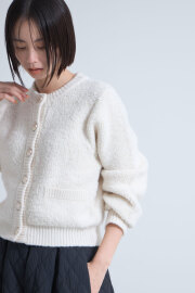 【SALE】プードルニットカーディガン＊SALE品につき返品/交換/注文確定後の変更キャンセル不可＊