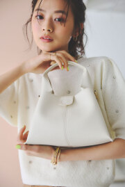 【松木育未さん着用】ワンハンドルトートバッグ