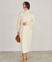 11月23日新色＆再販！シアバタータートルニットワンピース