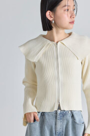 9月26日オフィシャルサイト限定再販！ビッグカラーWジップカーディガン