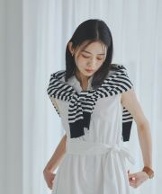 4月12日再販！UV・ウォッシャブルクルーネックカーディガン