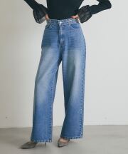 1月25日オフィシャルサイト限定再販！ウエスト金具付きデニムパンツ