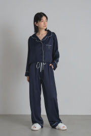 【FINAL SALE】ハート刺繍パジャマ　＊SALE品につき返品/交換/注文確定後の変更キャンセル不可＊