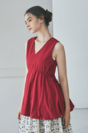 前後2WAYドロストバルーンチュニック