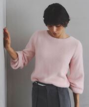 10月11日再販！フェザーヤーンニットプルオーバー《うさぎニット》