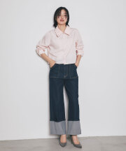 2月20日再販！【美香さん着用】ロールアップデニム