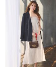 【美香さん着用】ツイードタイトフレアスカート（セットアップ対応可）