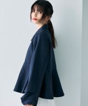 ペプラムフレアジャケット