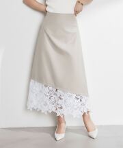レースヘムスカート