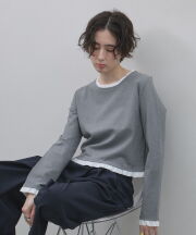 2月24日WEB限定再販！フリルヘムカットソー