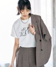 【接触冷感・汗染み防止・UVカット】ロゴTシャツ