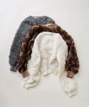 シフォン×ボアトップス