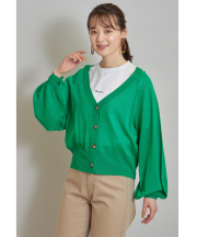 前後２WAYシアーニットカーディガン※一部店舗のみ入荷