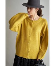 釦付き片畦カーディガン※一部店舗のみ入荷