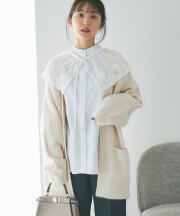 【yuumiさん着用】ポケット付きトッパーカーディガン※一部店舗のみ入荷