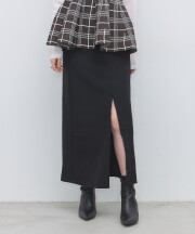 【オフィシャルサイト限定】カットジョーゼットタイトスリットスカート